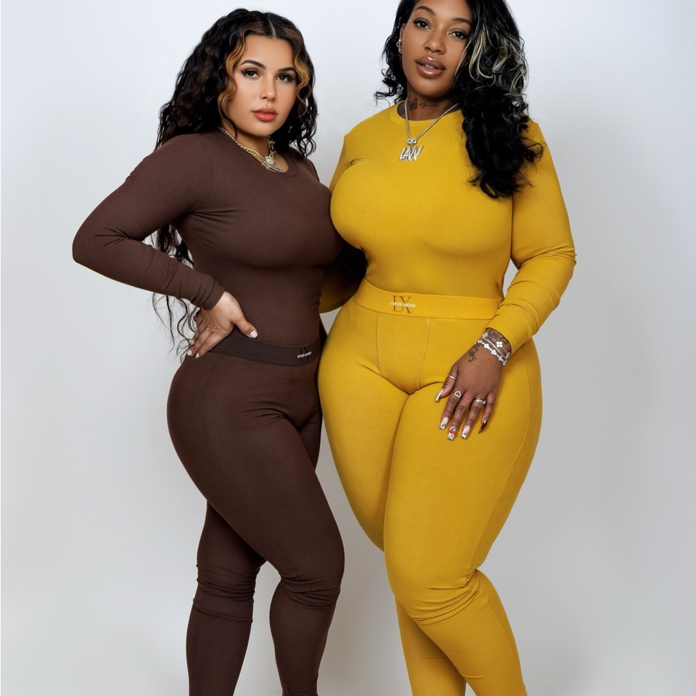 Stylish Women's Brown and Yellow Jumpsuits